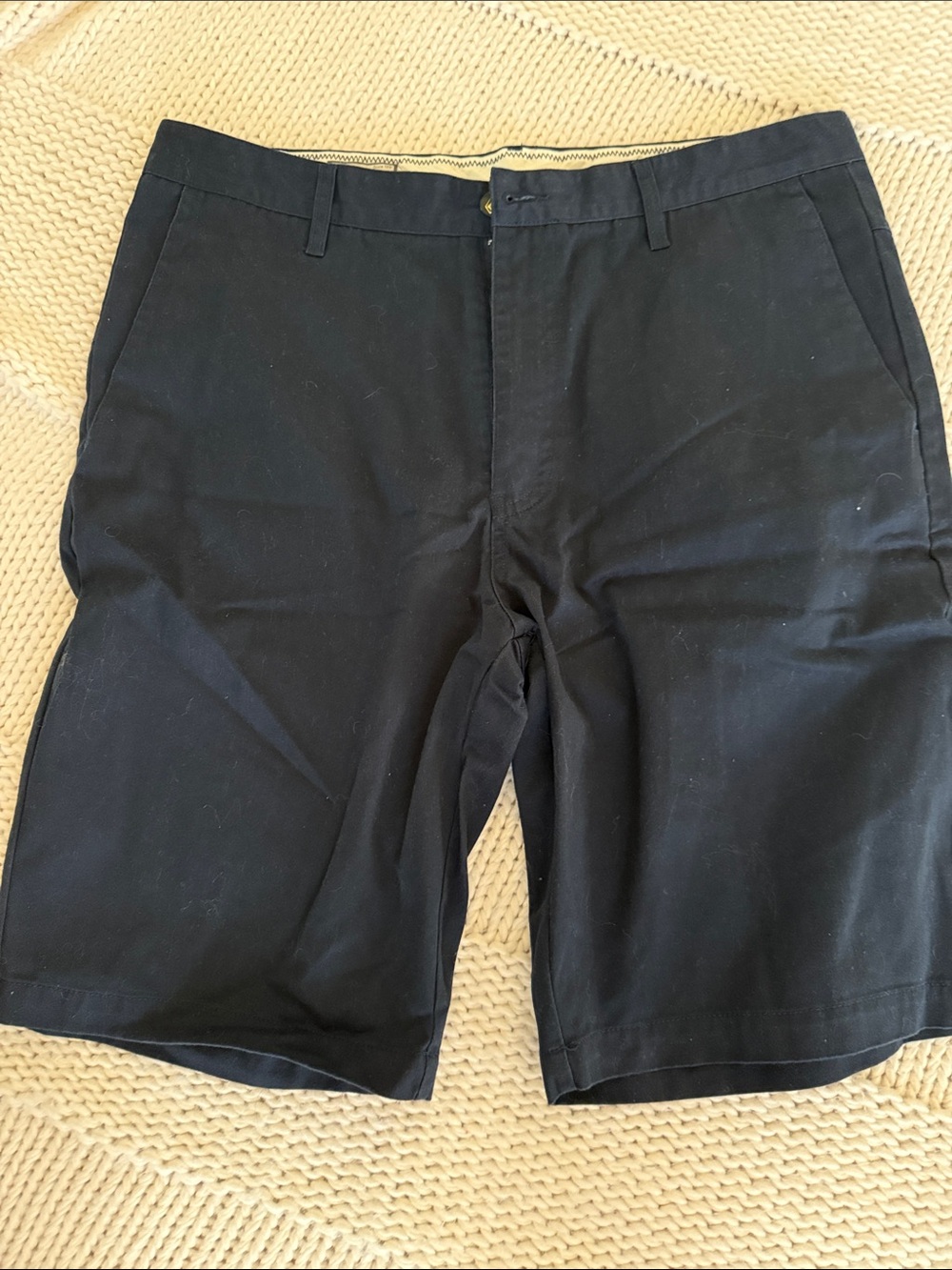 Volcom Men's Navy Flat Front Shorts